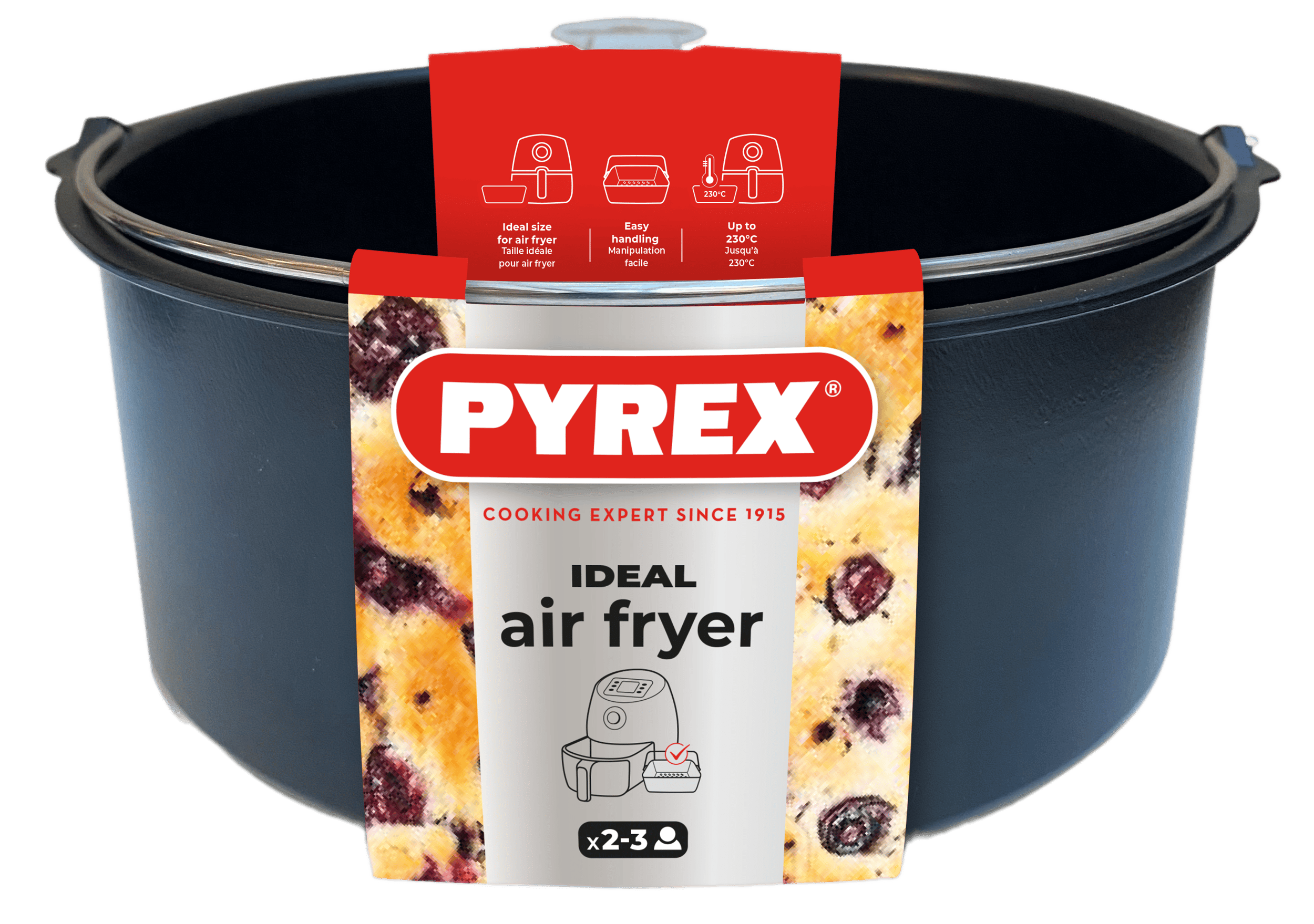Форма PYREX AIRFRYER мет.форма кругла 20х19х7.5 см (AF20DR6/8046)
