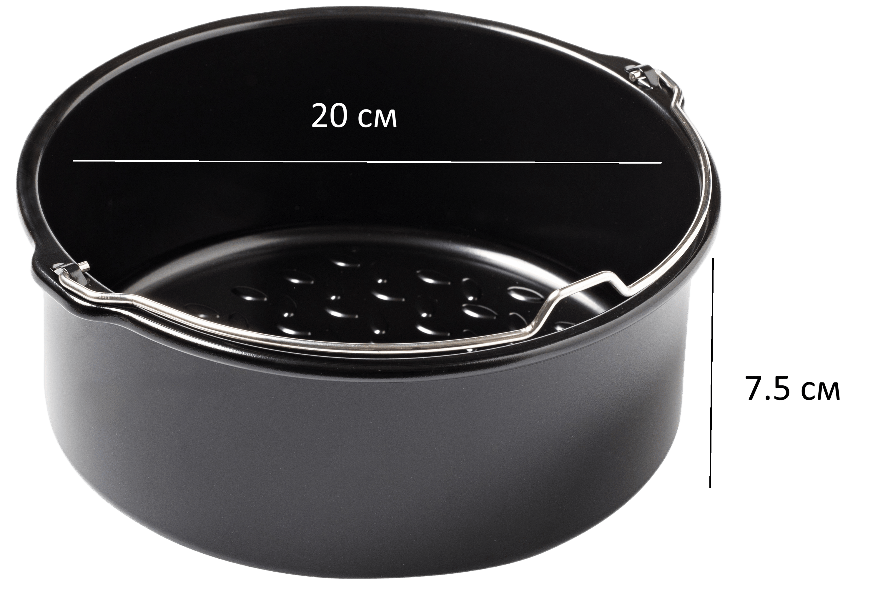 Форма PYREX AIRFRYER мет.форма кругла 20х19х7.5 см (AF20DR6/8046)