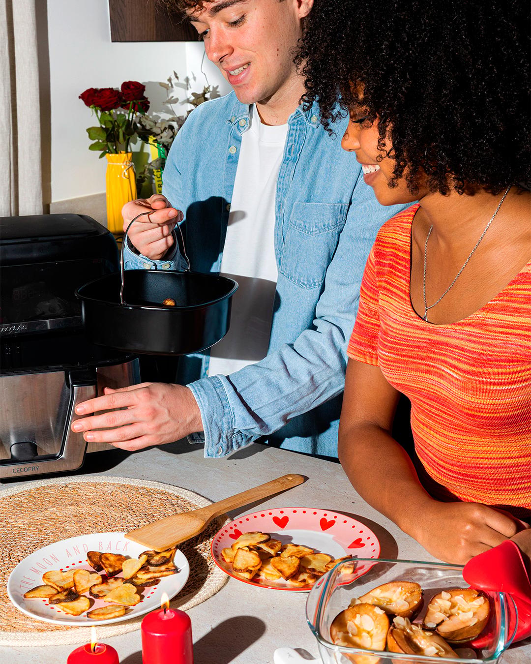 Форма PYREX AIRFRYER мет.форма квадр 22х21х7.5 см (AF22SR6/8046)