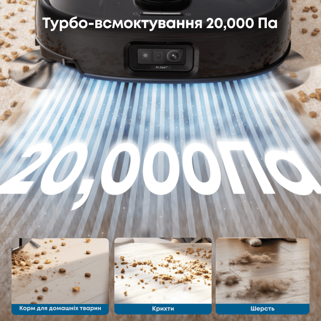 Пилосос-робот EUFY Omni E28 (Чорний)