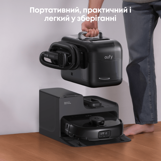 Пилосос-робот EUFY Omni E28 (Чорний)