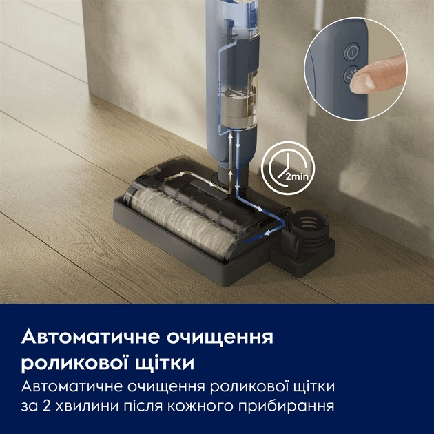 Пилосос акумуляторний Wet&dry ELECTROLUX EW51U1DB