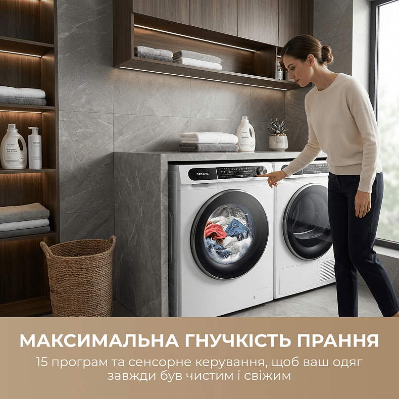 Пральна машина DREAME S6 (DWF06S30CA)