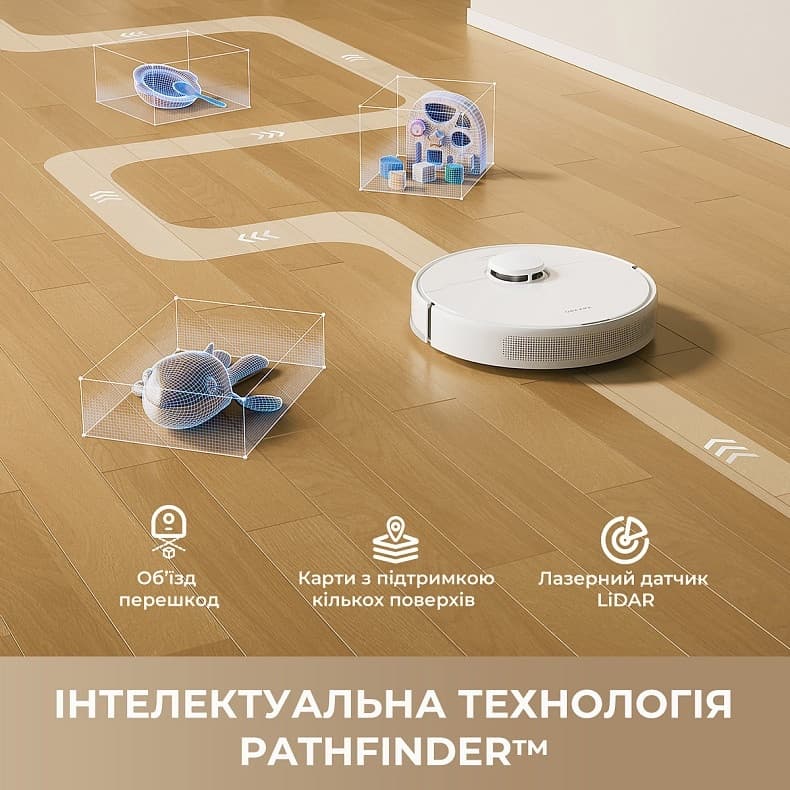 Пилосос-робот DREAME F10 White