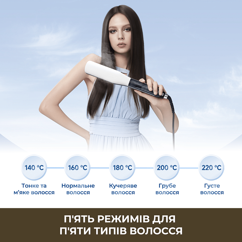 Випрямляч для волосся DREAME AuraSteam Straight Pink AA01A-PK