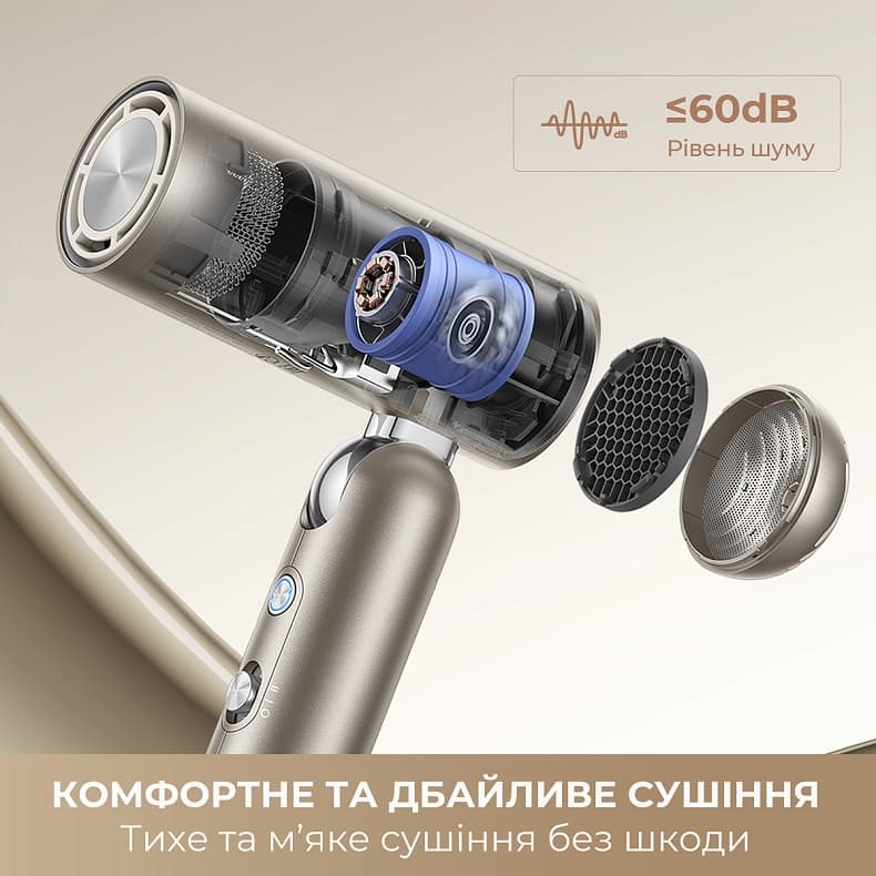 Фен DREAME Pocket Titanium AHD51-TI