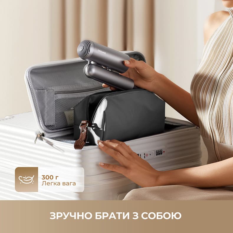 Фен DREAME Pocket Titanium AHD51-TI