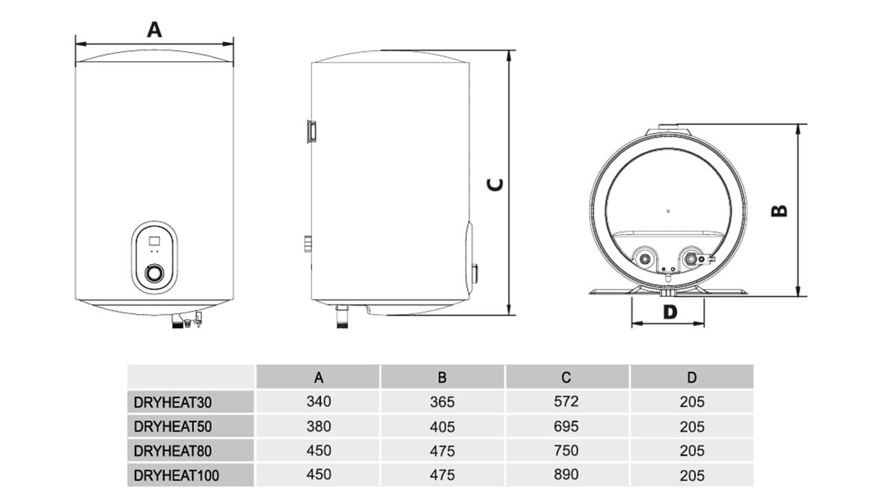 Водонагрівач GORENJE DryHeat 100