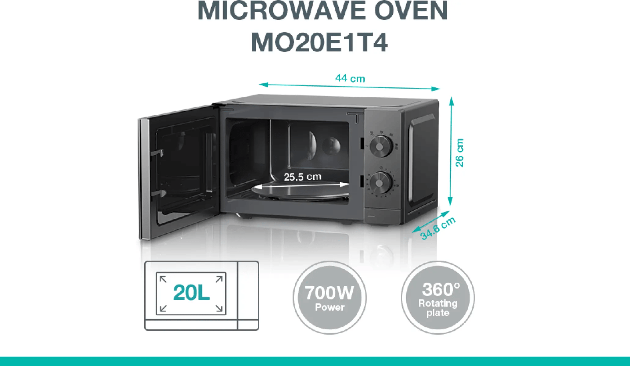 Мікрохвильова піч GORENJE MO20E1T4