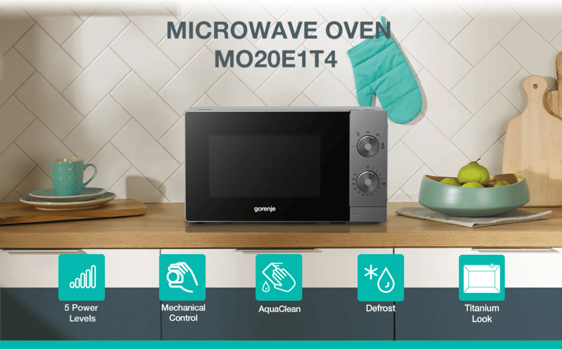 Мікрохвильова піч GORENJE MO20E1T4