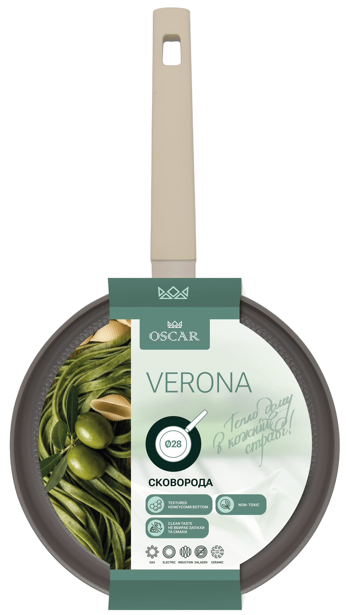 Сковорода OSCAR VERONA 28 см new (OSR-1104-28/n)