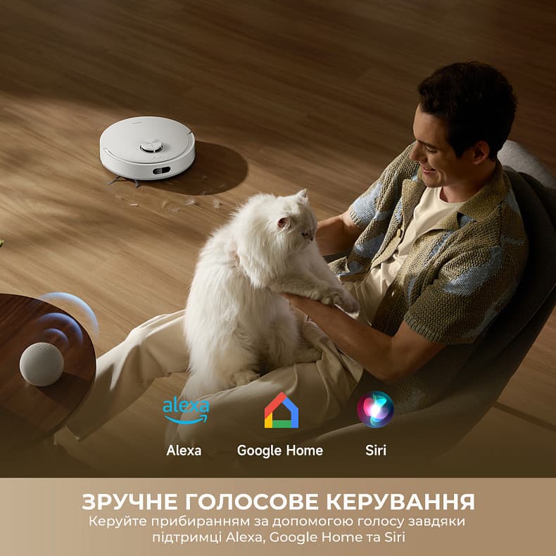 Пилосос-робот DREAME Bot F20 Plus White