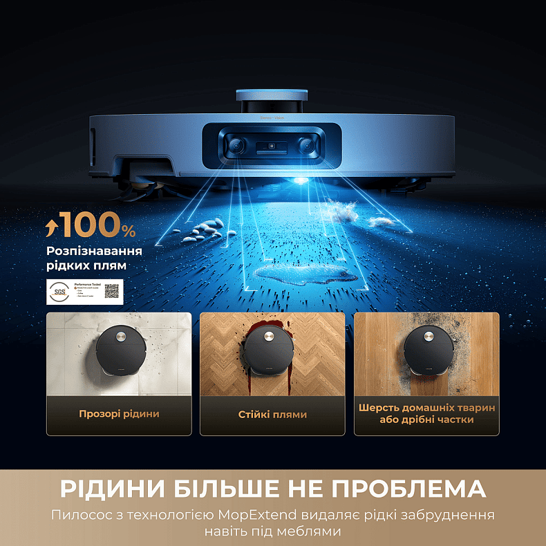 Пилосос-робот DREAME Bot X60 Ultra Complete Black (RLX87DE)