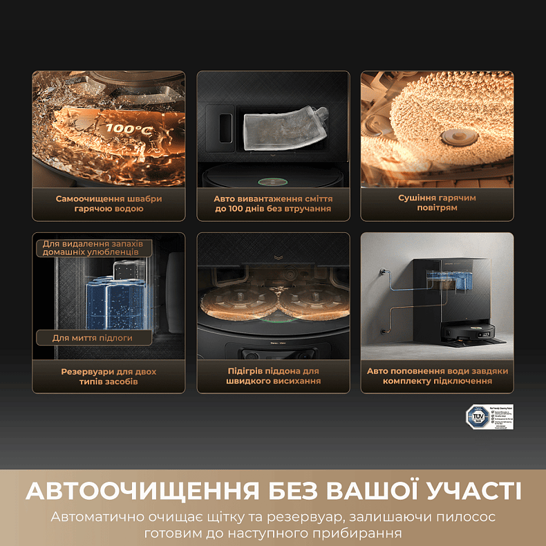 Пилосос-робот DREAME Bot X60 Ultra Complete White (RLX87DE)