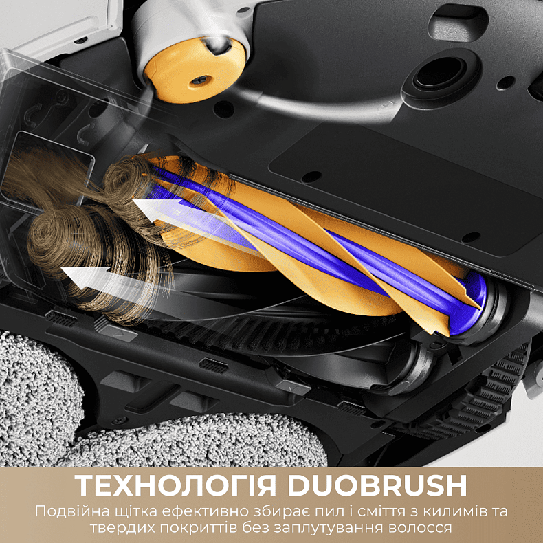Пилосос-робот DREAME Bot X60 Ultra Complete White (RLX87DE)