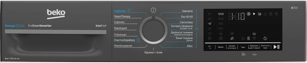 Пральна машина BEKO BM3WFU48215WPAA