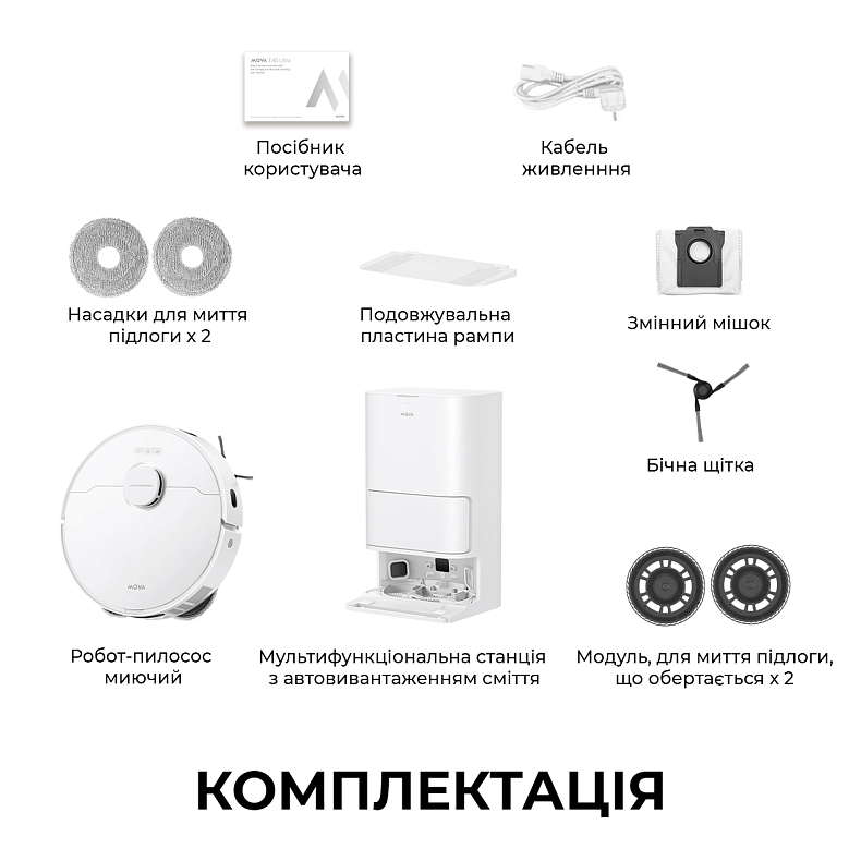 Пилосос-робот Mova E40 Ultra