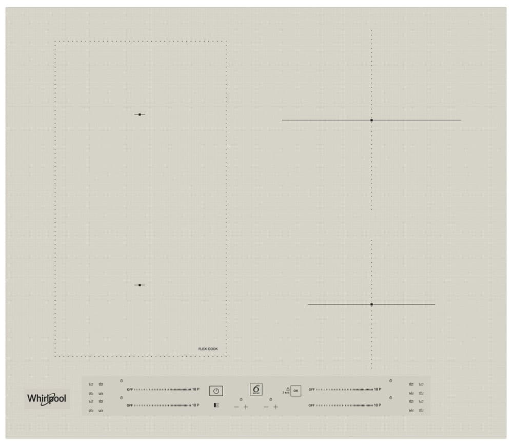 Вбуд. поверхня WHIRLPOOL WLS2760BFS