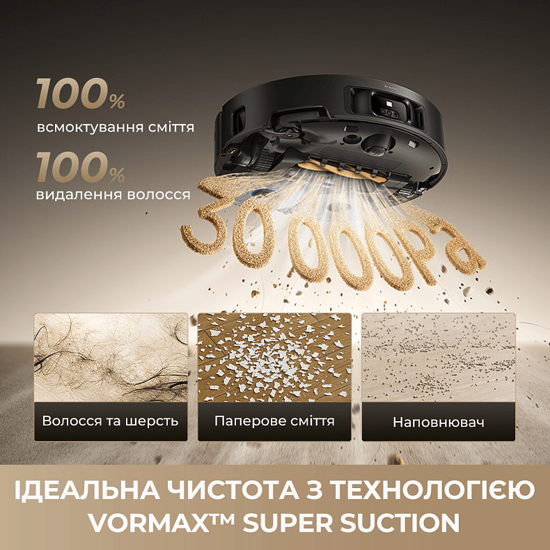 Пилосос-робот DREAME Bot MatriX 10 Ultra Black