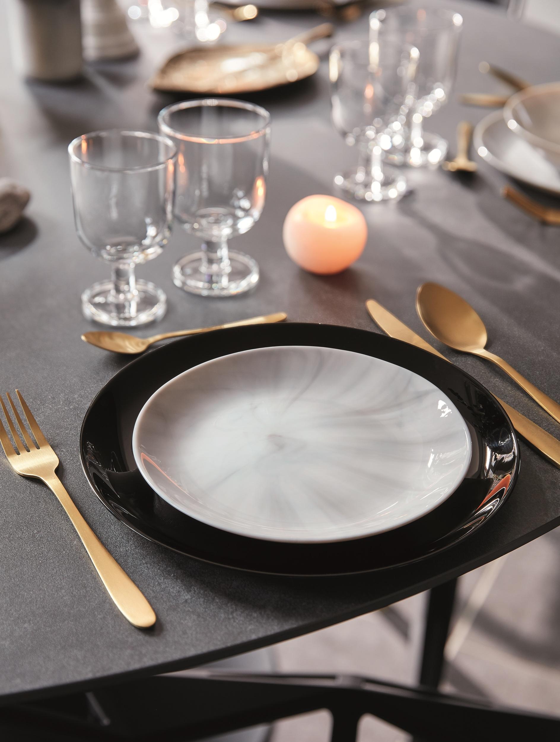 Сервіз LUMINARC DIWALI MARBLE GRANIT /18 пр. (Q0216)