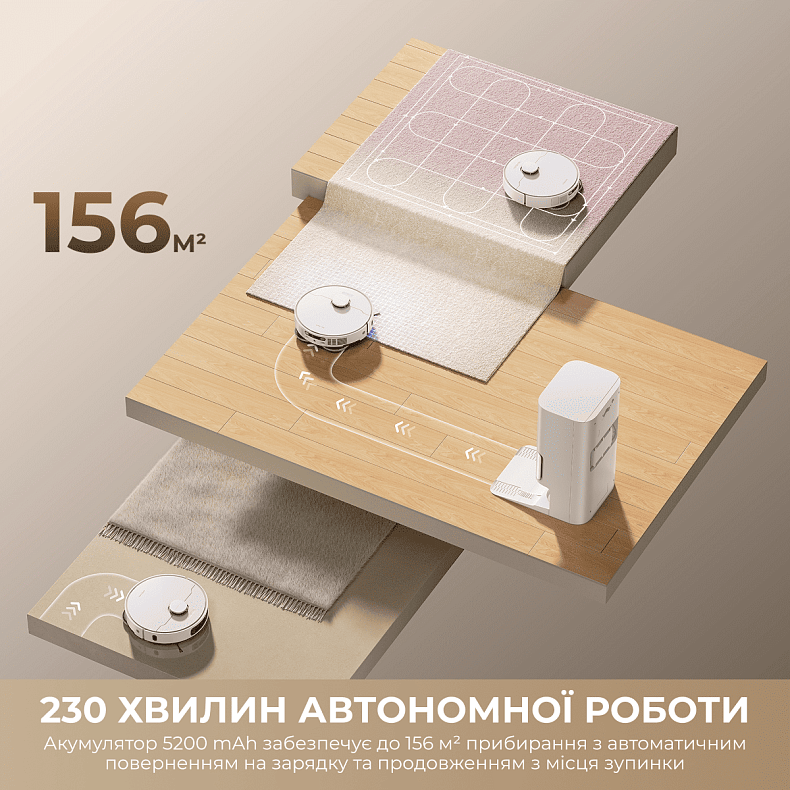 Пилосос-робот DREAME Bot D30 Ultra White