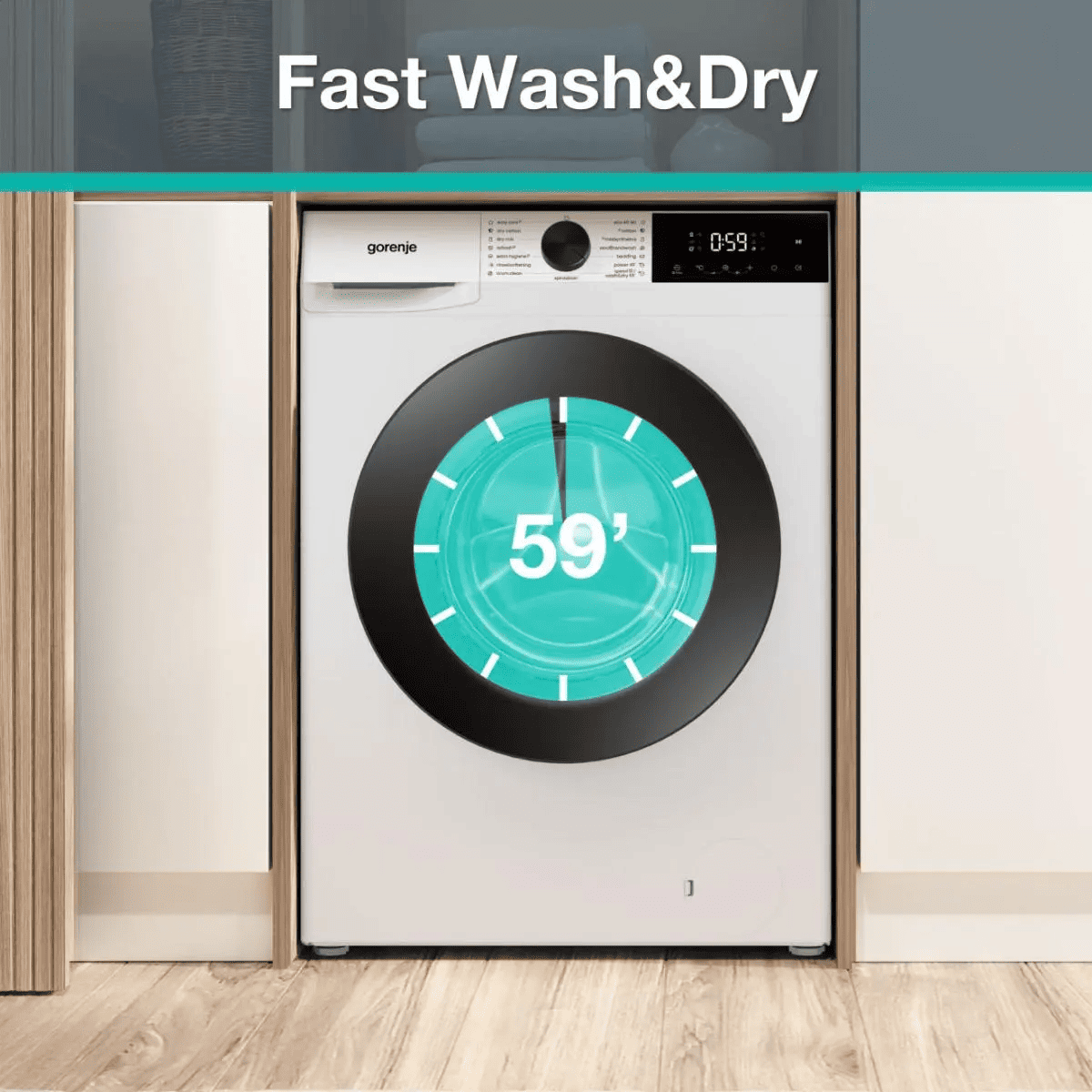 Прально-сушильна машина GORENJE WDG2PS954A1D2/UA