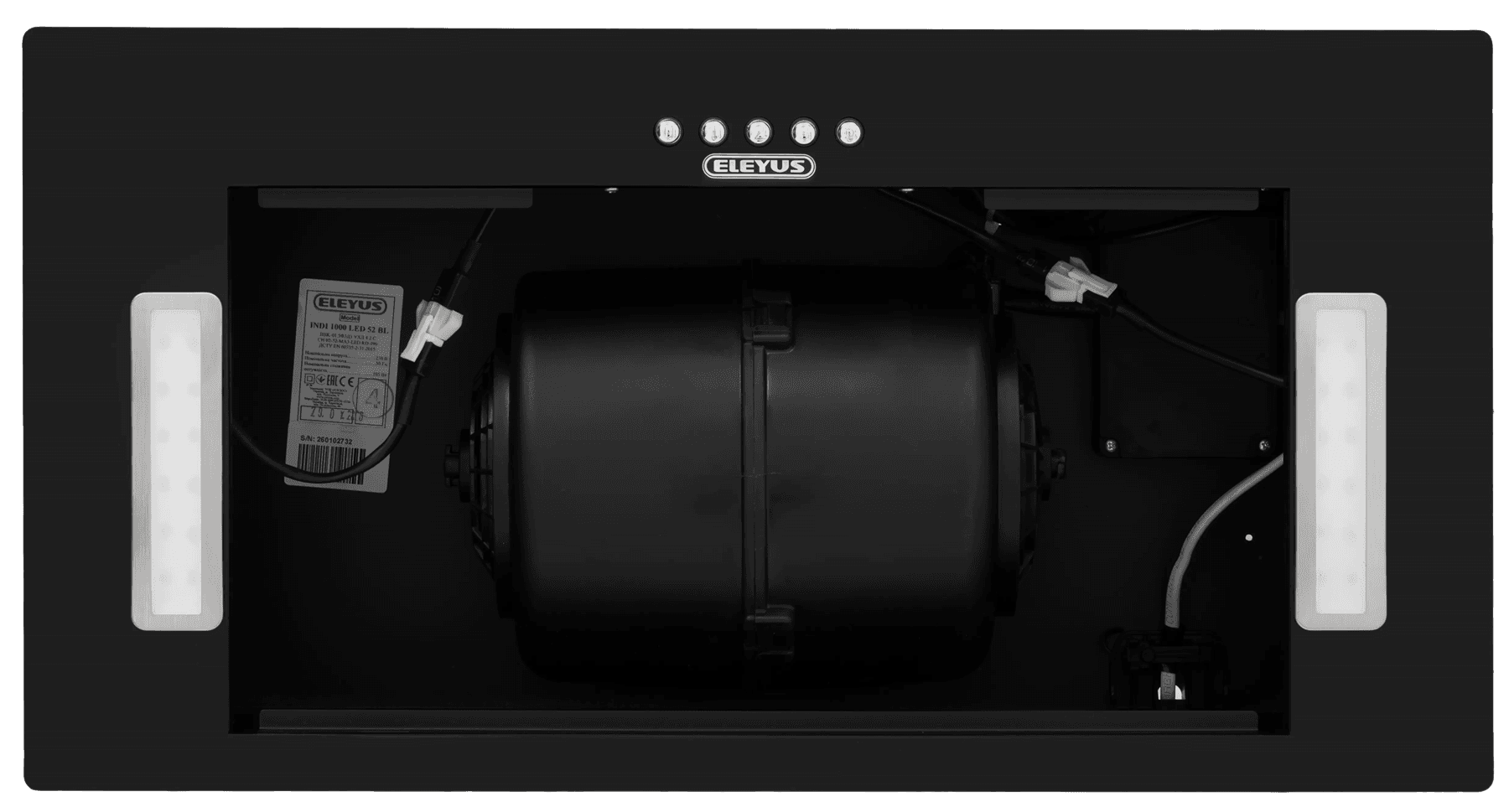 Витяжка ELEYUS INDI 700 LED 52 BL