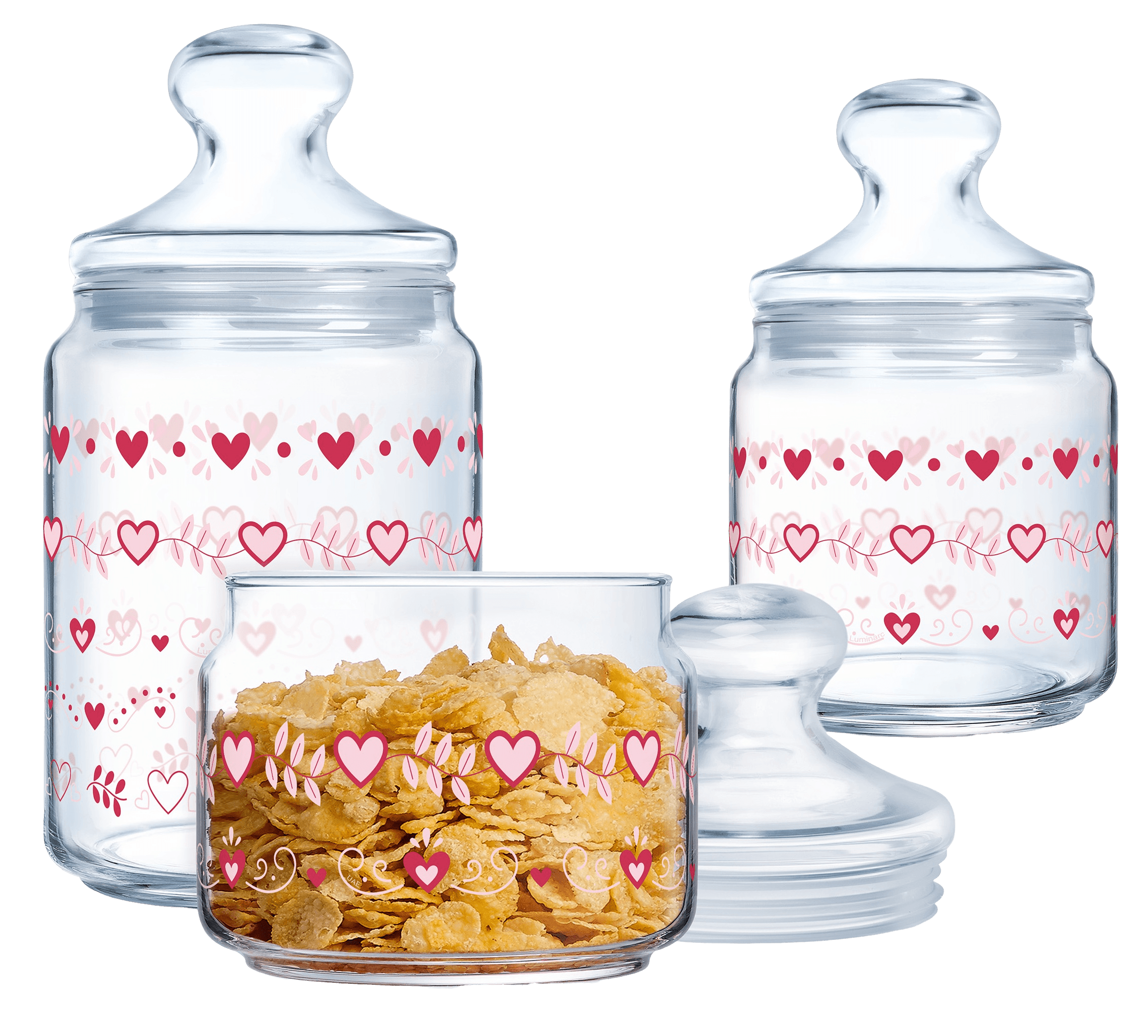 Банка LUMINARC CLUB LOVE BASKET /НАБІР/3х0.5, 0.75, 1 л (X1078)