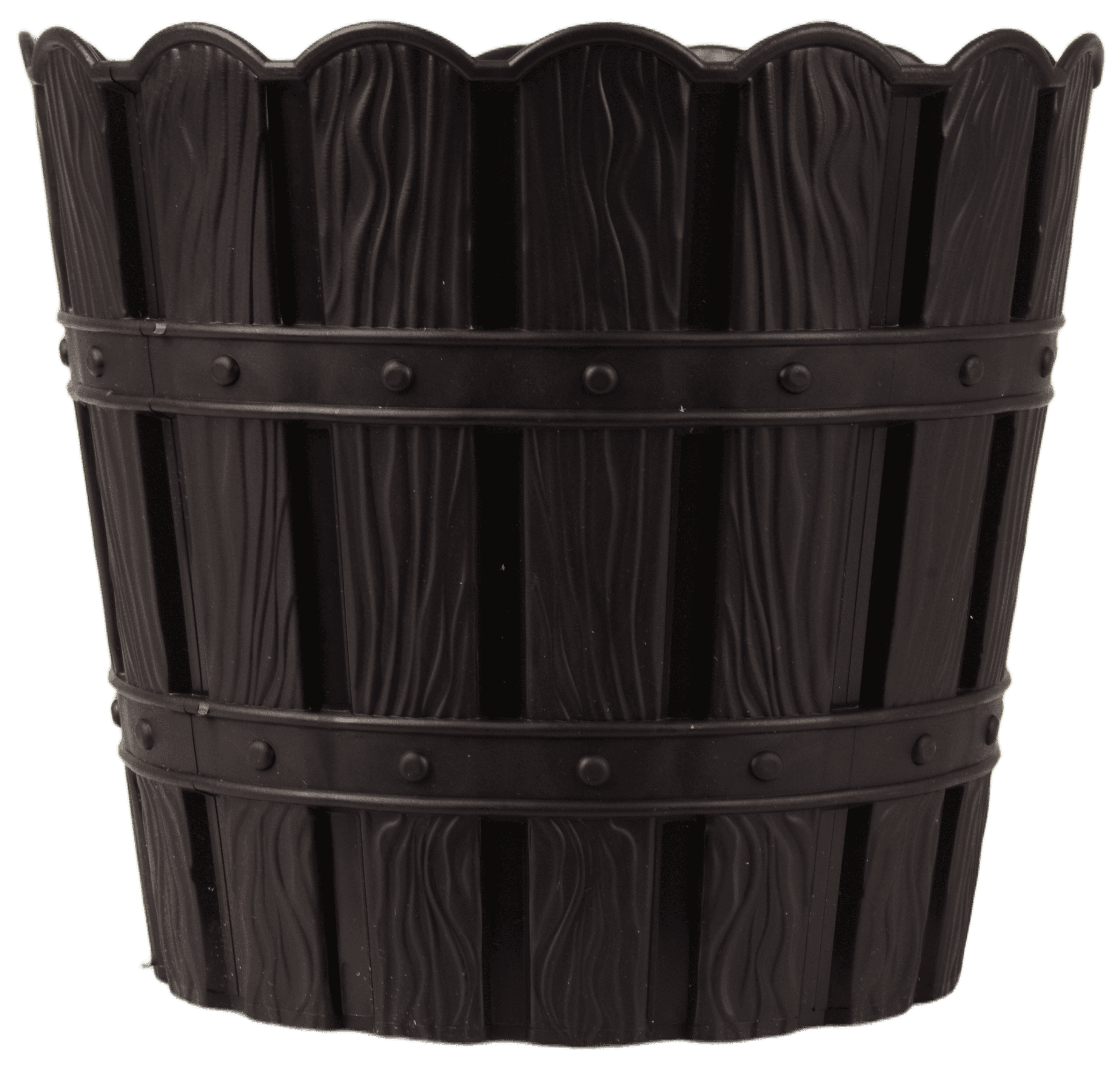 Горщик для квітів VIOLET HOUSE 1047 BAMBOO BLACK д/квітів із дренажем 5 л (1047 BAMBOO BLACK д/квітів із дренажем 5 л)